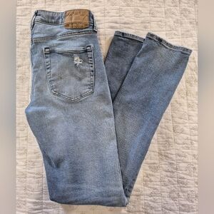 American Eagle Outfitters Young Men's Light Blue Denim Jeans